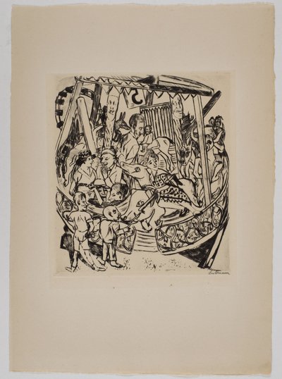 A körhinta alkotó: Max Beckmann