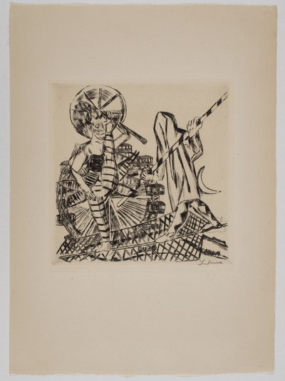 A kötéltáncosok alkotó: Max Beckmann