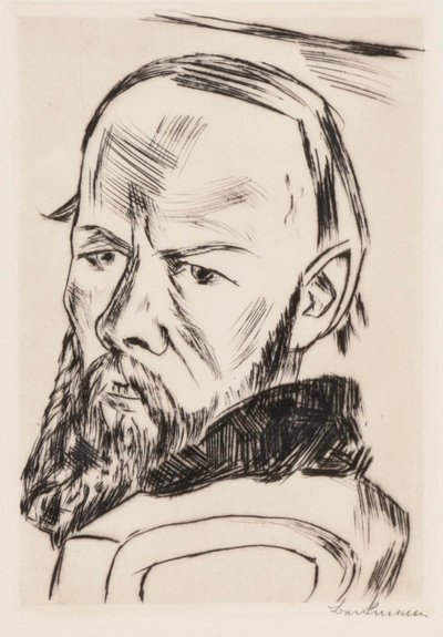 Dosztojevszkij II, 1921. alkotó: Max Beckmann