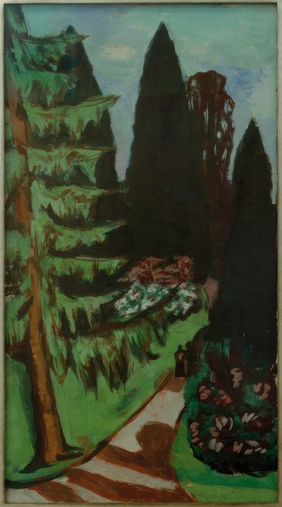 Eyckenstein-Zypressen alkotó: Max Beckmann
