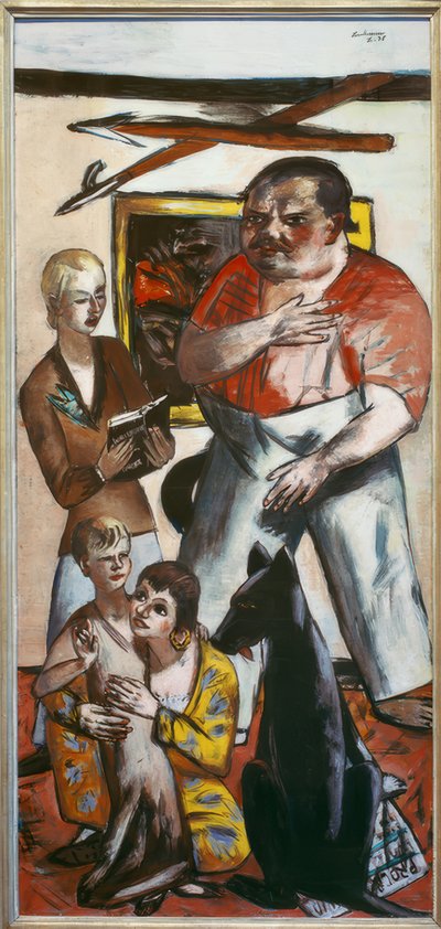 George családi portréja alkotó: Max Beckmann