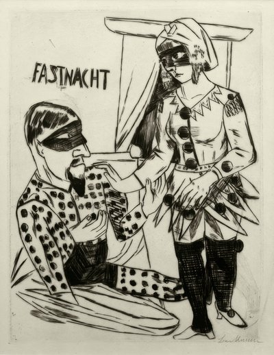 Mardi Gras alkotó: Max Beckmann