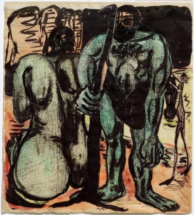 Óriások alkotó: Max Beckmann