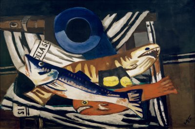 Halak nagy csendélete alkotó: Max Beckmann