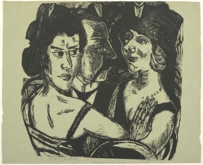 Csoportportré, Eden Bar alkotó: Max Beckmann