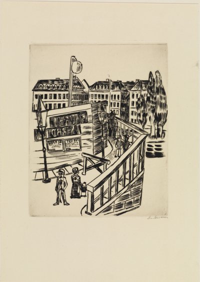 Fahíd (Külvárosi utca) alkotó: Max Beckmann