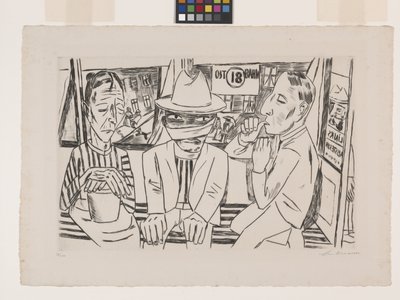 A Villamosban alkotó: Max Beckmann