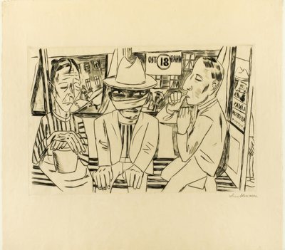 A Villamosban alkotó: Max Beckmann