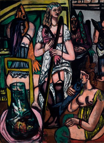 Nagy kép nőkről. Halásznők alkotó: Max Beckmann