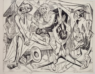 Malepatrus, Max Beckmann (1884-1950), litográfia. Németország, XX. század. alkotó: Max Beckmann