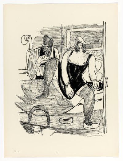 Reggel, 11. lemez a Day and Dream-ből alkotó: Max Beckmann