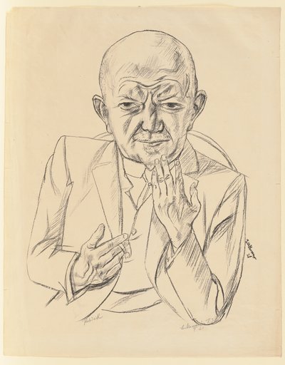 Dr. Weidner portréja alkotó: Max Beckmann