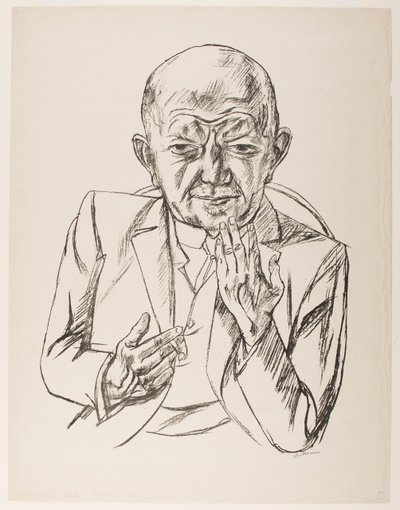 Dr. Weidner portréja alkotó: Max Beckmann