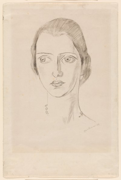 Marie-Louise von Motesiczky portréja alkotó: Max Beckmann