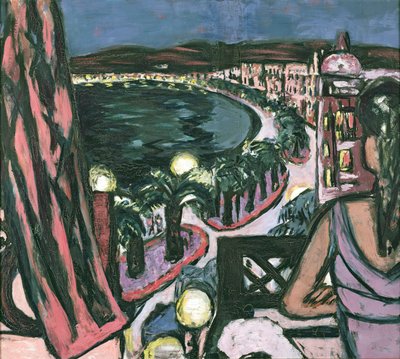 Promenade des Anglais, Nizza alkotó: Max Beckmann