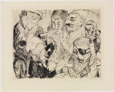 Boldog új évet 1917 alkotó: Max Beckmann