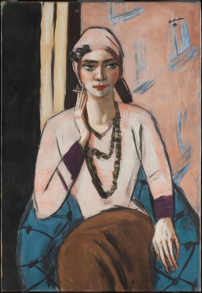Quappi Pink Jumperben alkotó: Max Beckmann