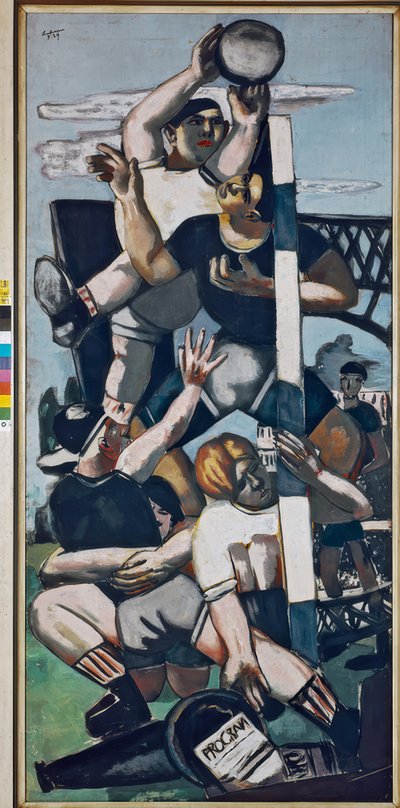Rögbi játékos alkotó: Max Beckmann