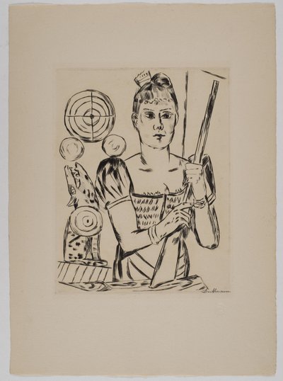 Lövölde alkotó: Max Beckmann