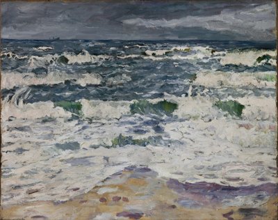 Tengeri táj, 1907 körüli (olaj, vászon) alkotó: Max Beckmann