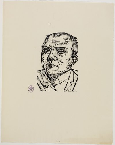 Önarckép alkotó: Max Beckmann