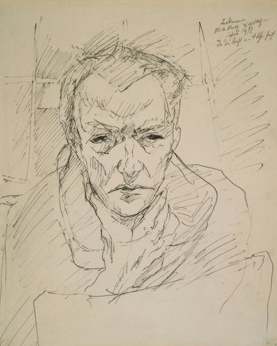 Önarckép alkotó: Max Beckmann