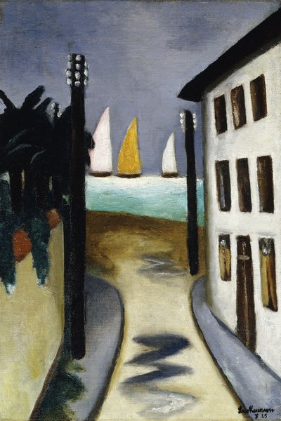 Kis táj, Viareggio; Kleine Landschaft, Viareggio alkotó: Max Beckmann