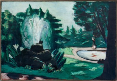 Szökőkút Baden-Badenben alkotó: Max Beckmann