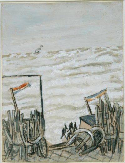 Strand dagálykor alkotó: Max Beckmann