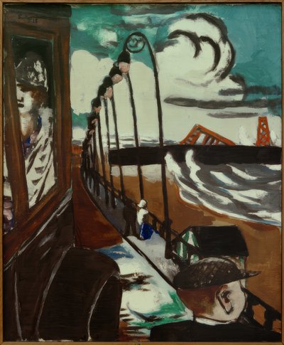 Strand sétány Scheveningenben alkotó: Max Beckmann