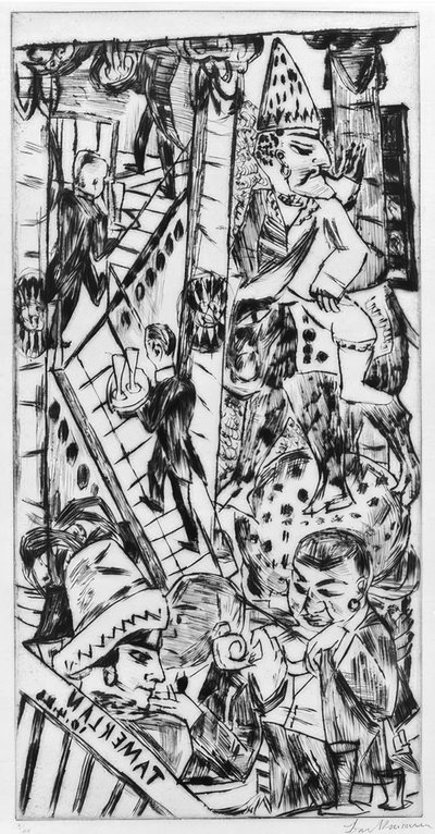Tamerlane alkotó: Max Beckmann