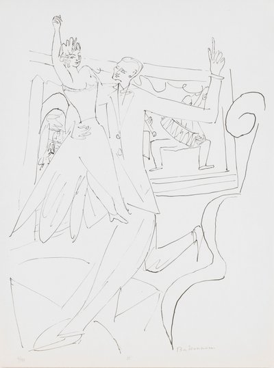 Tango, 4. lemez a „Day and Dream” portfólióból alkotó: Max Beckmann