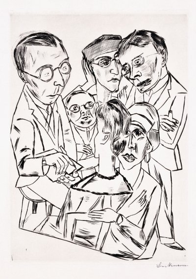 A művész a társadalomban alkotó: Max Beckmann