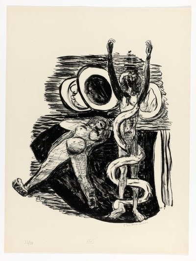 The Fall of Man, 14. lemez a Day and Dream-ből alkotó: Max Beckmann