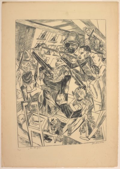 Az utolsók, tízes lemez a Die Hölle-től alkotó: Max Beckmann