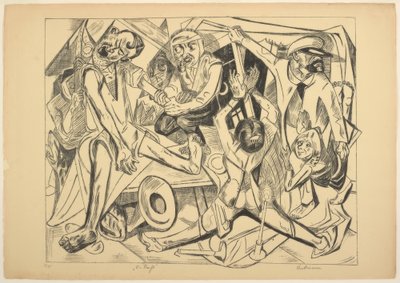 The Night, hetedik lemez a Die Hölle-től alkotó: Max Beckmann