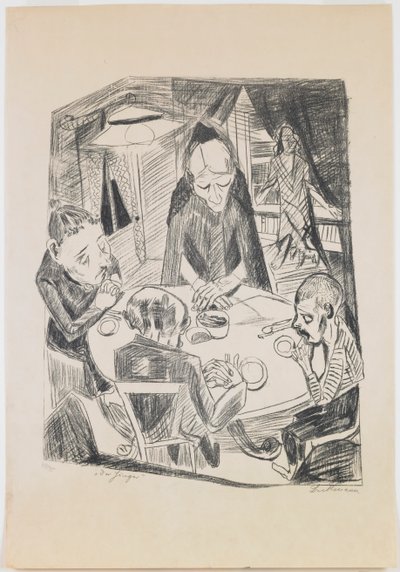 5. tábla: Éhség alkotó: Max Beckmann