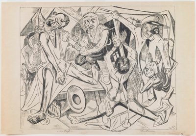 7. tábla: Éjszaka alkotó: Max Beckmann