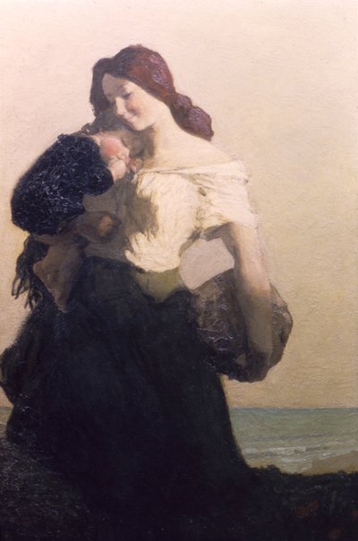 A boldog anya, 1913. alkotó: Max Bohm