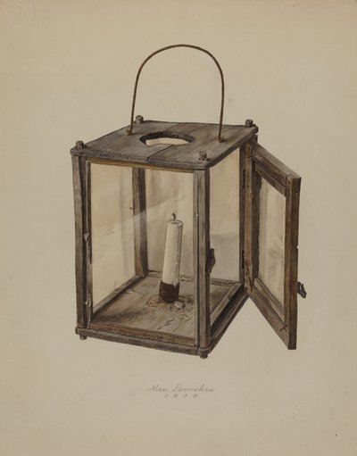 Gyertyalámpás, 1938. alkotó: Max Fernekes