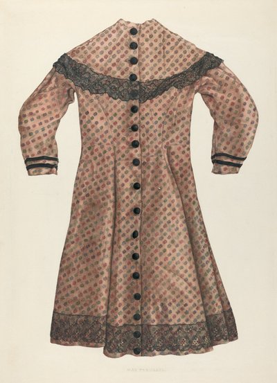 Challis lányruha, c. 1937. alkotó: Max Fernekes