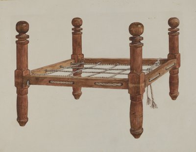 Babaágy, c. 1937. alkotó: Max Fernekes
