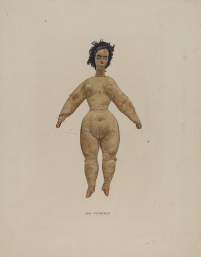 Meztelen baba, 19351942. alkotó: Max Fernekes