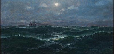 Német: Gőzhajó a nyílt tengeren alkotó: Max Jensen