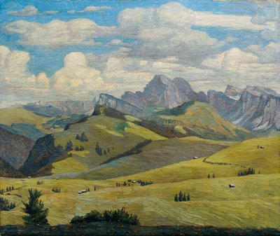 Alpe di Siusi (Dél-Tirol) alkotó: Max Kahrer