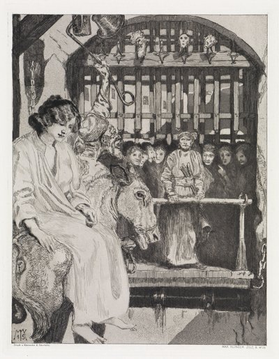 A kapunál (Sátor, XIV. mű, 2. rész, 23. sz.) alkotó: Max Klinger