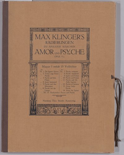 Ámor és psziché [Opus Va] alkotó: Max Klinger