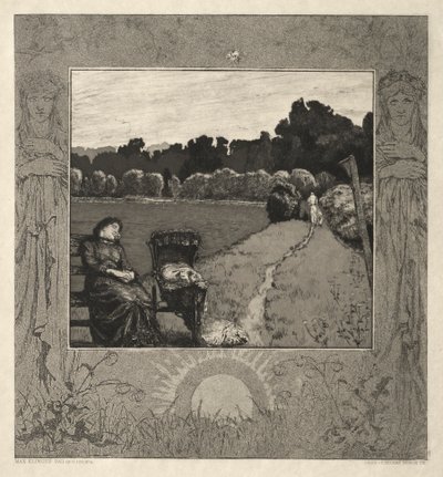 Gyermek, a Halálról, I. rész, Opus XI Kind, vom Tode, I. rész, Opus XI, 1889. alkotó: Max Klinger