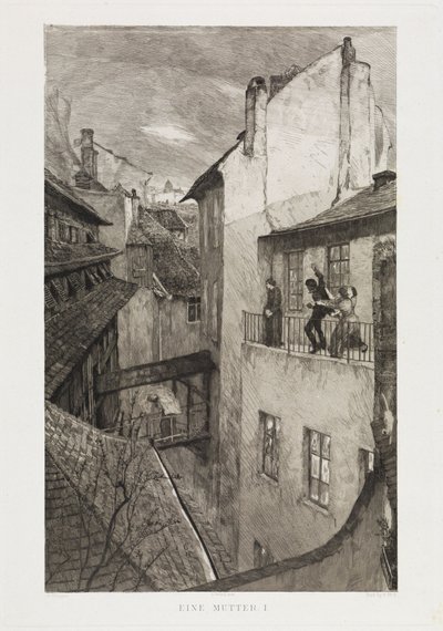 Egy anya I (Dráma, IX. opus, 3. lap) alkotó: Max Klinger