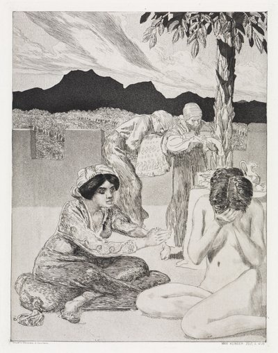Ajándékok (Sátor, XIV. mű, 2. rész, 29. sz.) alkotó: Max Klinger